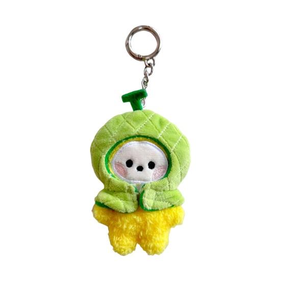 Kawaii Frucht Kopfbedeckung Plüsch Schlüsselanhänger Niedlicher Cartoon Tasche Anhänger Zubehör