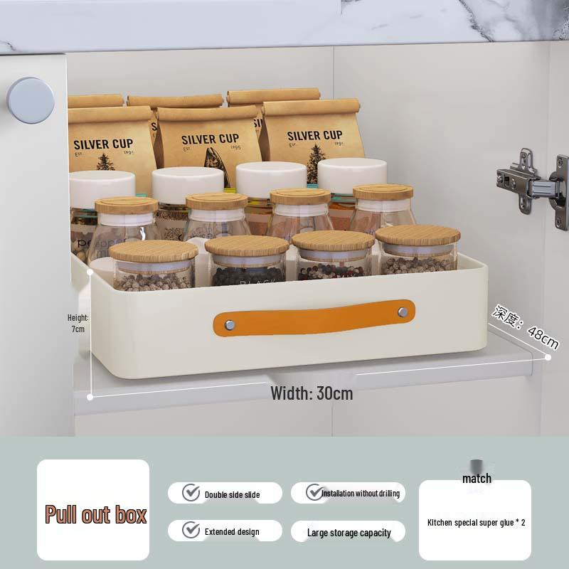 Bowl & Dish Pull-Out Storage Rack - In-Cabinet Drainer & Organizer
