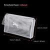5pcs White Blank Grid Mat, Plastic Board Sheets, Ideal for DIY Weaving Yarn Bags or Handmade Embroidery or Crochet Art Projects