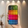 3D Art Block Cool Phone Case For iPhone 17,16,15,14,13,12,11 Plus,Pro Max,XS,X,XR,SE,Mini,8,7,Soft Silicone Black Cover