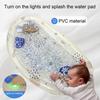 Inflatable Baby Water Play Mat for Crawling And Sensory Development Infant Crawling Pad with Leak-Proof Nozzle Soft Activity Mat for Motor Skills And