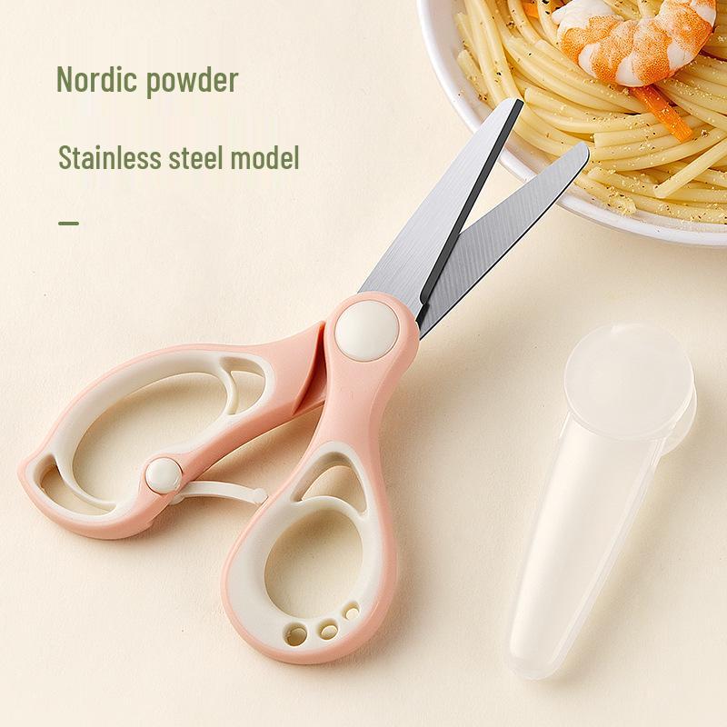 

Портативные детские керамические ножницы для детского питания – Идеальны для мяса, лапши и многого другого