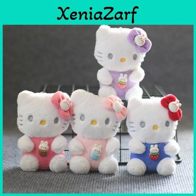 Portachiavi Peluche Gatto Katie Carino Adorabile Bambola Gattino Cartone Animato Ciondolo Borsa Portachiavi Animali di Peluche Personaggi)