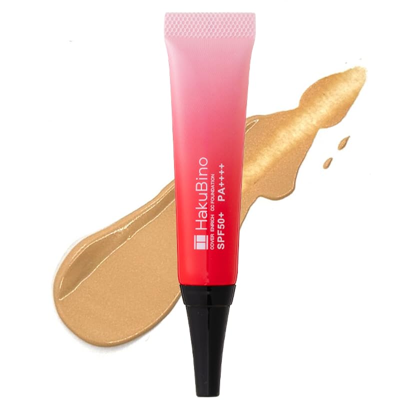 

HakuBino CC Foundation CC Cream [Contains Burdock Root Extract, Soapwort Leaf Extract, and Lemon Fruit Extract] HakuBino COVER ENRICH CC FOUNDATION