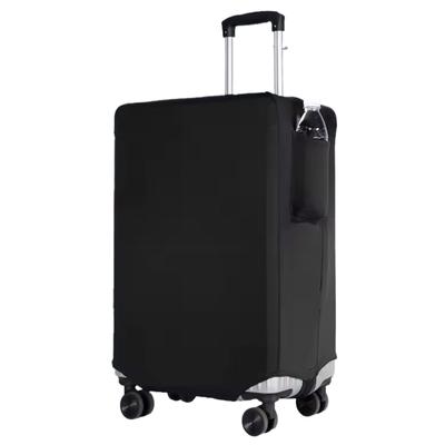 PLEAVIT SX Size Travel Luggage Cover with Stretch Pocket and Storage, Black