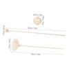 22Pcs Natural Rattan Reed Diffuser Sticks Jasmine Essential Oil Aroma Fragrance Reeds for Home Air Freshener Living Room