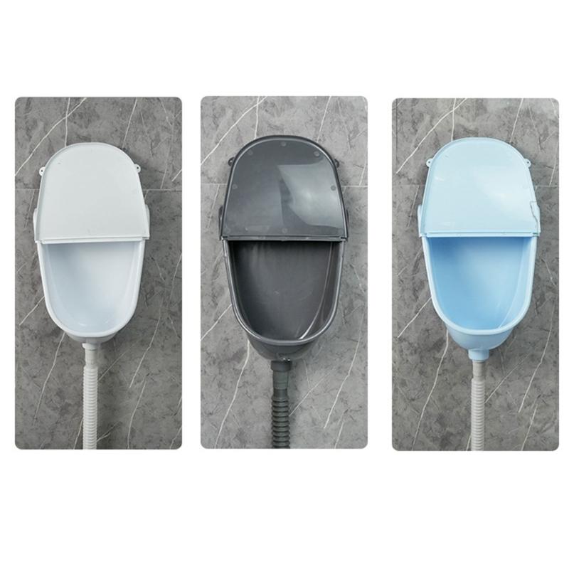 Spill Proof Flushing Urine Diverter Toilet With Hose Wall Mounted Washout Urinal for Home and Commercial Use Enduring