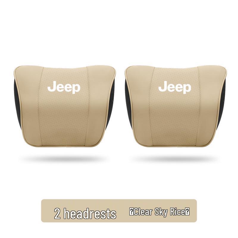 Zagłówek i podparcie lędźwiowe do Jeepa: Poduszka podróżna na szyję do Cherokee, Compass, Grand Commander