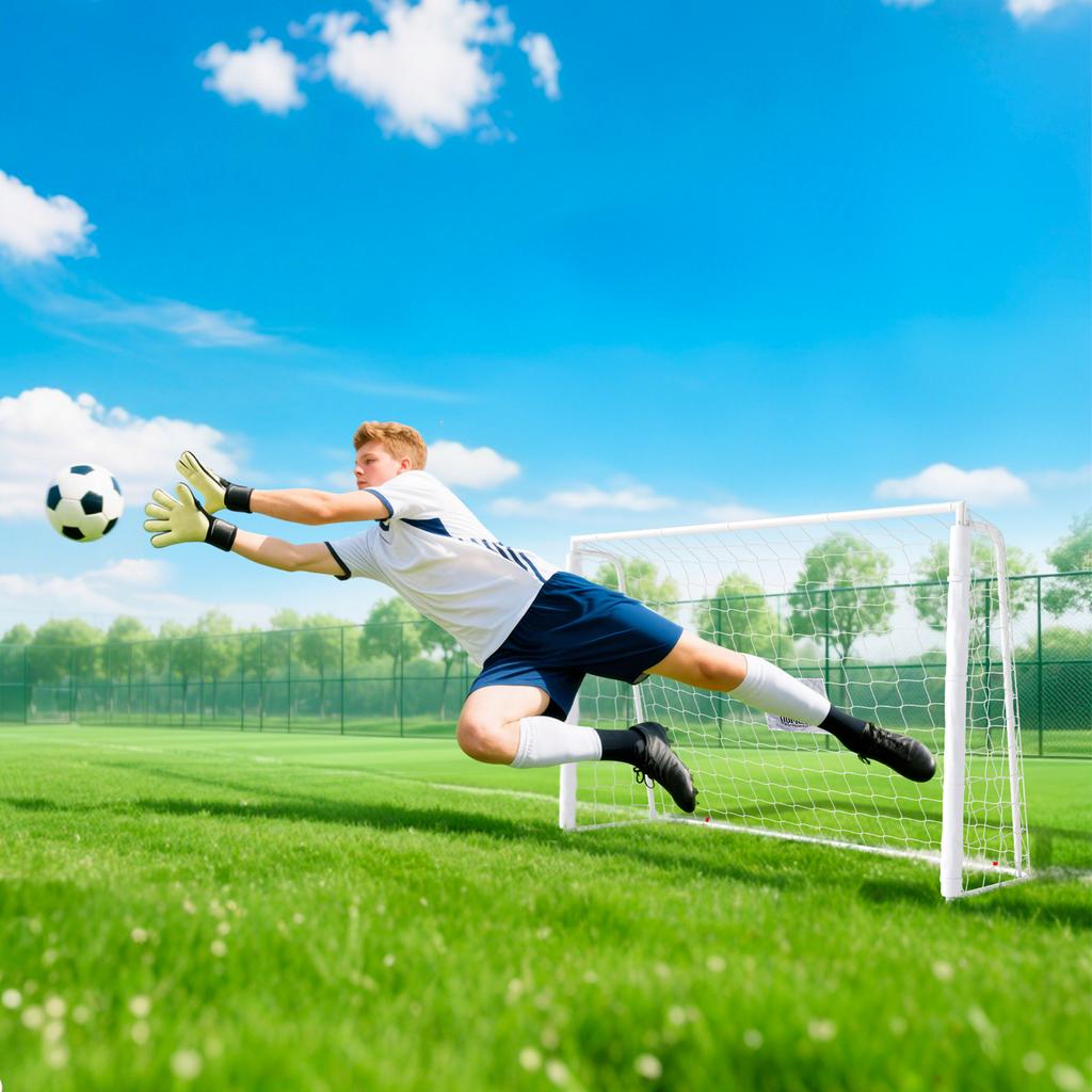 Soccer Goal for Kids, Target Marking, Shock-Absorbing Sleeves, Garden, 186x123cm, White