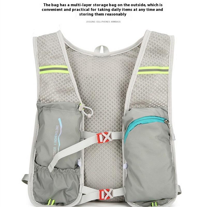 Outdoor Trail Running Backpack Ultralight Women Men Running Race Hydration Vest Marathon Bicycle Bag For Marathon Cycling Hiking