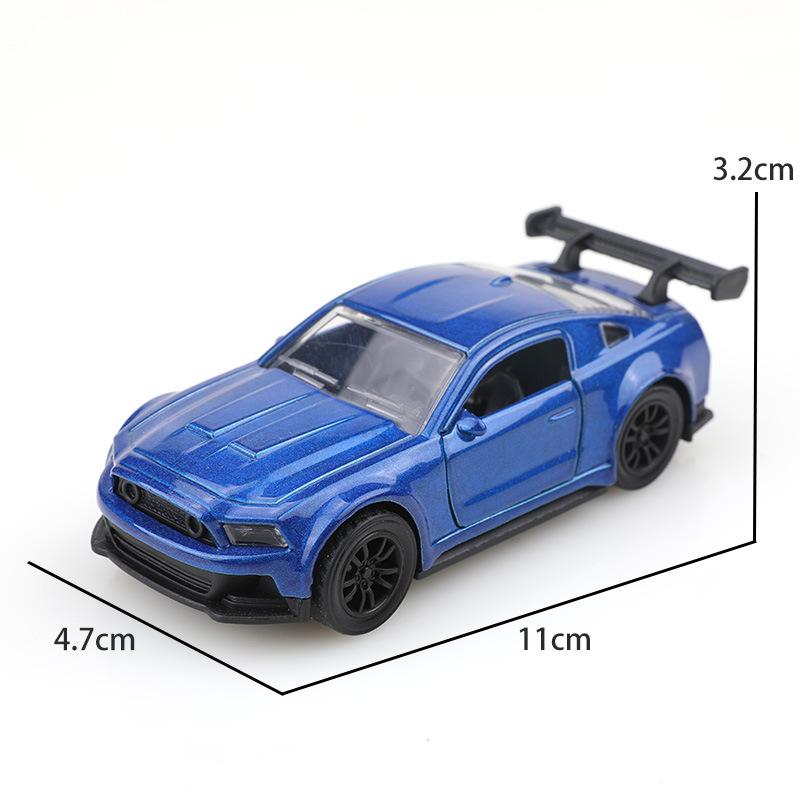 1:38 Alloy Sports Car Toy Model Children Cool Pull Back Car Double Open The Door Simulation Racing Car Small Car Boy Gifts