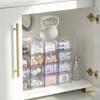 Small Clear Stackable Storage Drawers,Acrylic Bathroom Makeup Organizer,Plastic Storage Bins For Vanity,Undersink,Kitchen,Pantry
