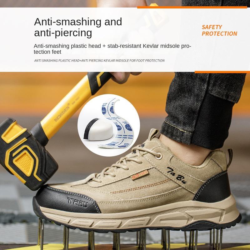 Labor Insurance Shoes Men's Full Shoes Anti-smashing, Anti-piercing, Anti-scalding Insulation Welding Construction Site Work Shoes