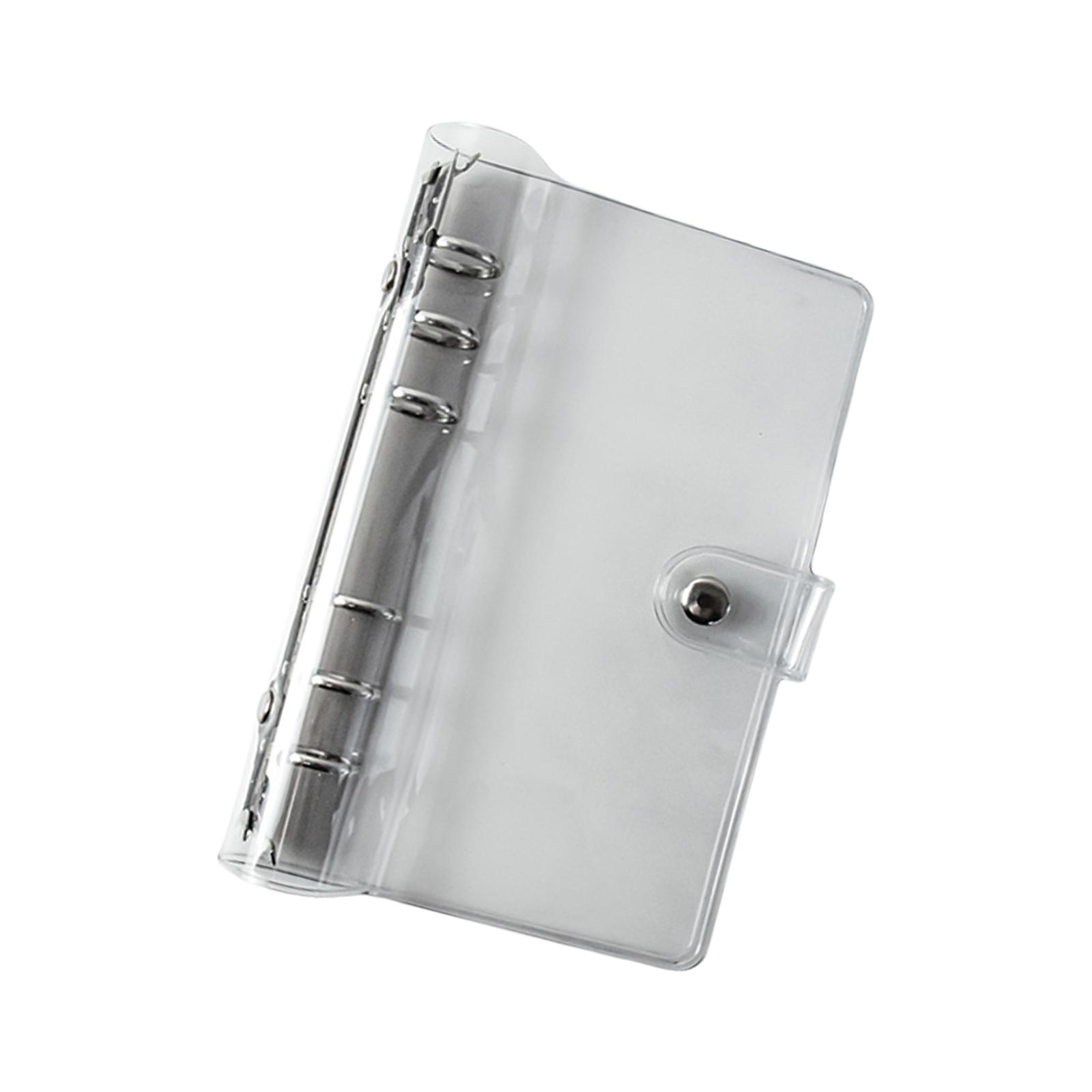 

Обложка для блокнота А6 на 6 кольцах, мягкая обложка, папка, застежка на кнопку, сменный блокнот-планировщик, школьные и офисные принадлежности A