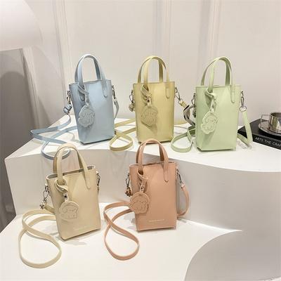 Bolso cesta de verduras portátil de moda para mujer, nuevo de primavera, simple, de alta gama, versátil, bandolera cruzada