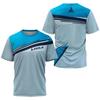 Summer New Men's Short Sleeved T-shirt Round Neck Casual Versatile Top for Teenagers and Students Trendy Loose Base Shirt