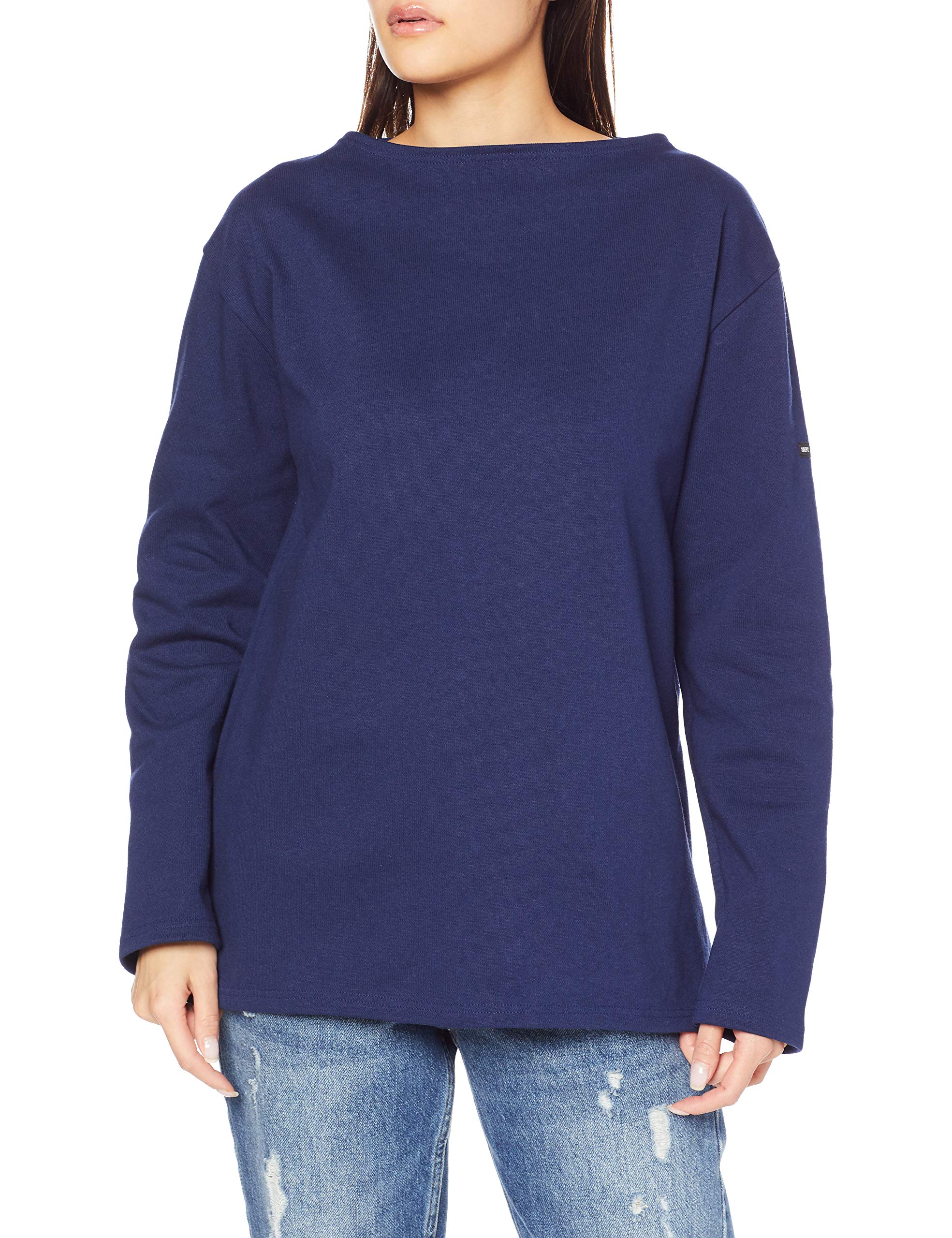 

Saint James 2503 Однотонная футболка цвета морской волны, женская, размеры M-L [Б/у]