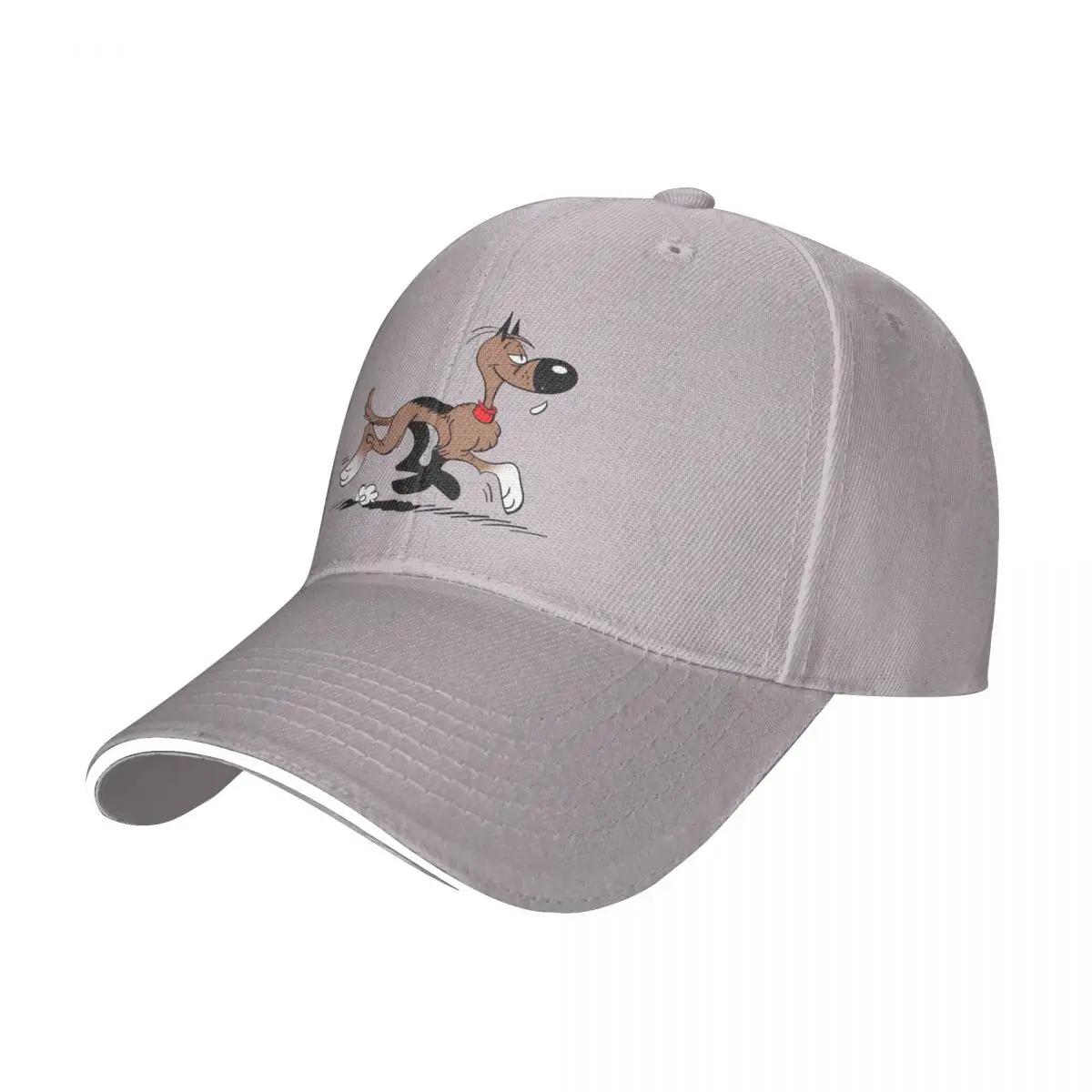 Beautiful and excellent quality Lucky Luke Rantanplan Baseballpet Mode Cartoon Daltons Anime Sandwichpet Unisex Ademende Hoofddeksel Vissen Adjustable grijze kleur
