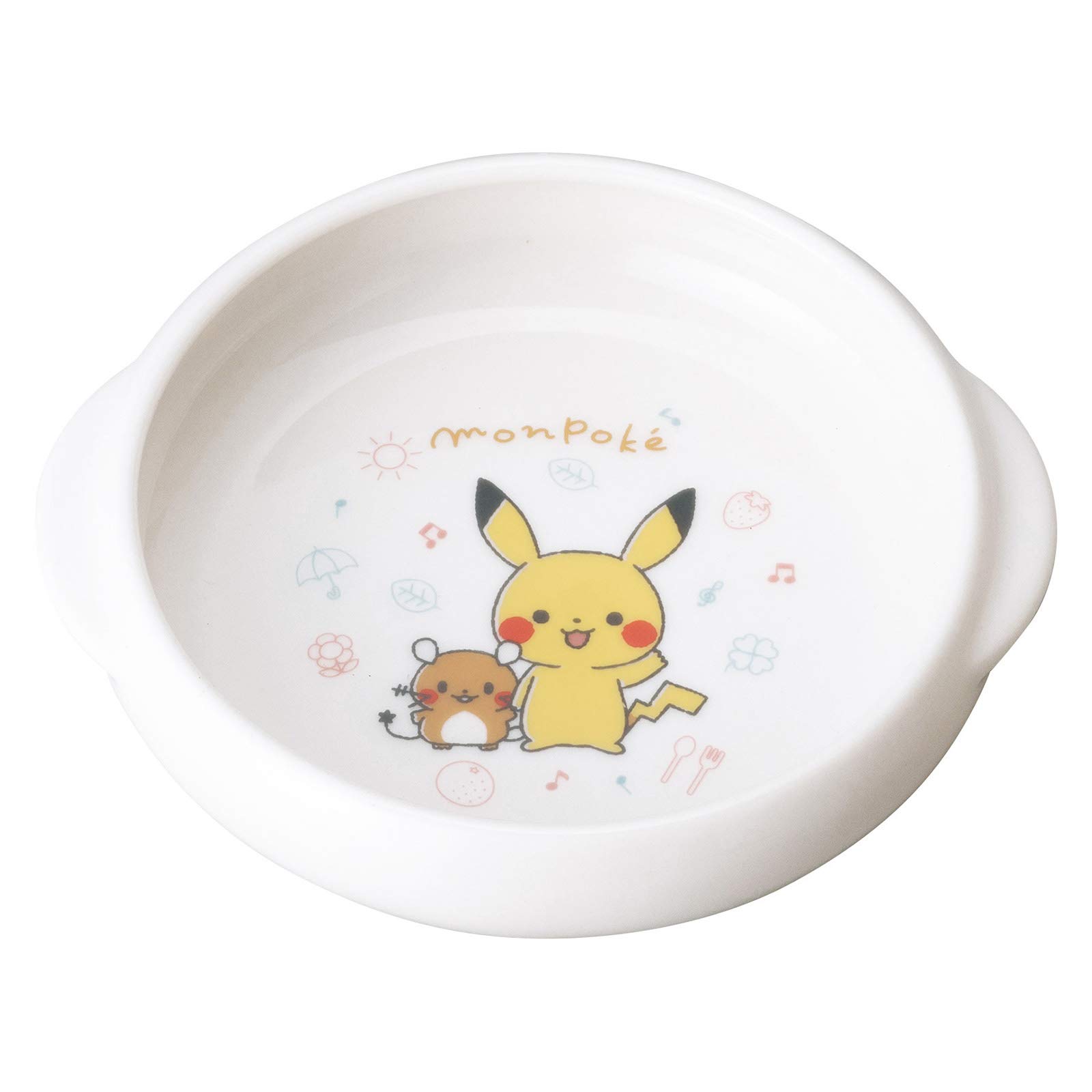 Kanesho Pottery Monpoke Universal Design Ceramic Made in White  Pokémon  Bowl, Medium, Approx. 15cm, Japan, 050144, белый