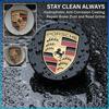 4 ks 65MM Auto Znak Odznak Krytky Středových Krytů Koleček Pro Porsche Boxster Cayenne Panamera Macan Cayman 911 918 996 917 991