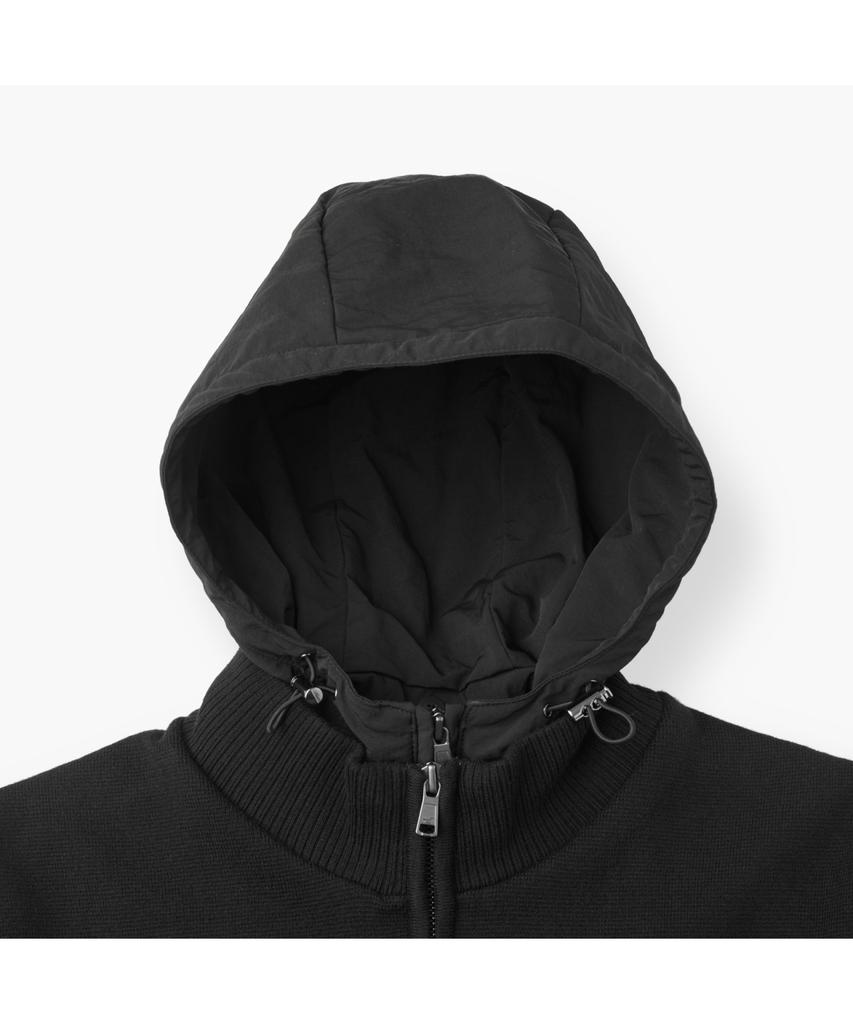Henlikoteun Detachable Hooded Zip-Up Cardigan Ahwas26501Bkx