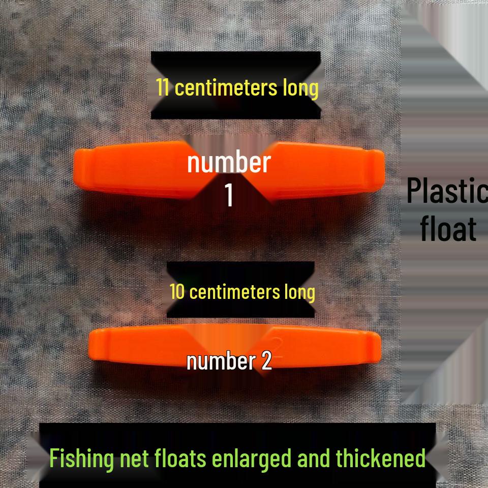 Plastic Fishing Net Float Bobber - Model 12345, Single/Three Layer Net Tying Float Ball