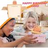Humorous 3D Card Hilarious Happy Birthday Pop-Up Card Character Design with Heart Balloons Confetti Whimsical Card Birthday Gift
