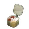 Food Grade Seasoning Storage Box Clear Condiment Container Multi Grid Seasoning Box  Kitchen