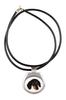 Dachshund Smooth-haired, Wiener Dog, Badger Dog – Necklace with a Geometric Design and the Inscription "" | Art-Dog