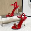 Fashion 11CM transparent metal buckle high-heeled shoes with thick and ultra-high heels and waterproof platform high sandals