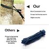 Mosquito Net Hammock Camping Parachute Fabric Automatic Quick Opening Lightweight Hanging Sleeping Swing for Outdoor Travel