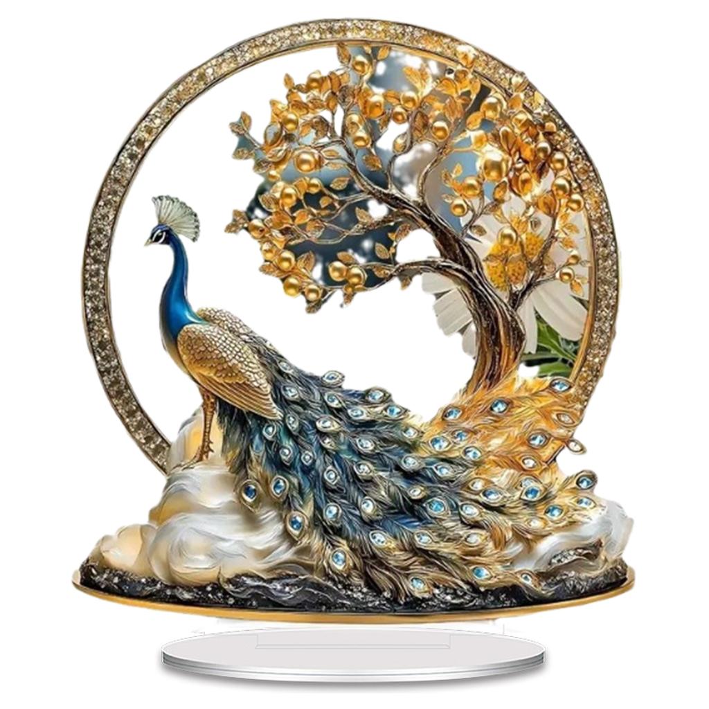 Acrylic 3D Mythical Ornaments Statue Retro Western Fantasy Themed Acrylic Decorations for Living Room Home Office Accessories