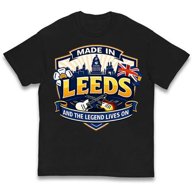 Made In Leeds And The Legend Lives On Kids T Shirt