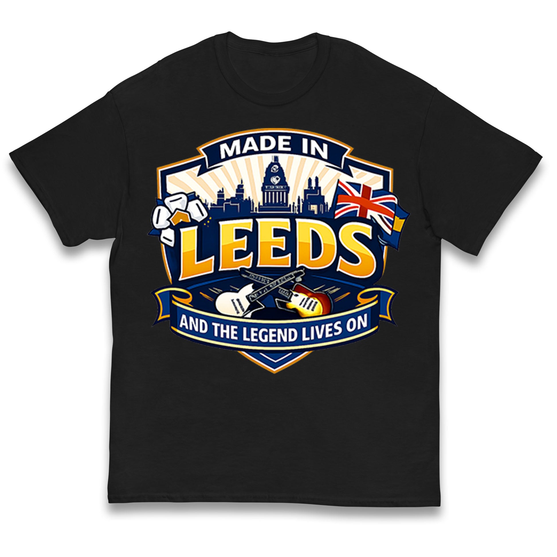 Made In Leeds And The Legend Lives On Kids T Shirt 120