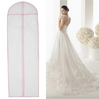Staubdichte Tasche für Hochzeitskleid Hochwertige Kleidung Anzug Jacke zum Aufhängen Wasserdichte Schutzhüllen Transparent Vollständig geschlossen