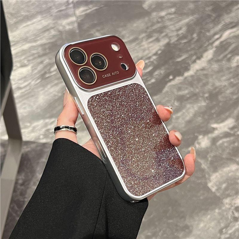 Starry Sky Gradient Glitter iPhone 17 Pro Max Case - Drop-proof Protective Cover