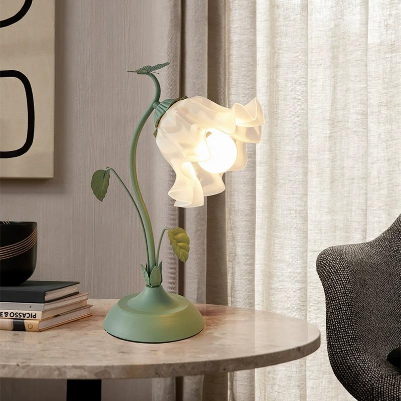 European Table Lamp Night Light Bedroom Bedside Creative Flower Lamp Home Decoration Atmosphere Lamp Valentine's Day Gifts