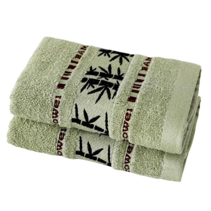 2pcs 34x74cm/70x140cm Bamboo Bathroom Towel Embroidery Soft High Quality Hand Face Towel Sheet Gift Bath Towels Christmas Gift