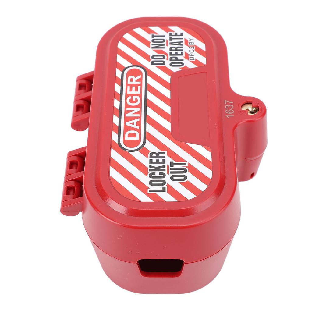 Plug Lockout Box Self Cylinder Design PA and ABS High Strength Industrial Plug Safety Lock
