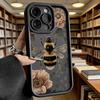 Casetă de Telefon TPU Anti-Alunecare de Lux cu Flori Vintage Bumblebee Pentru Xiaomi Redmi Note 15 14 13 12 11 10 9 Pro Husă de Protecție Completă