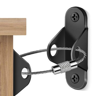 New 1Set Furniture Anchors Anti Tip Furniture Anchors Earthquake Strap For Proofing Anchor Furniture Bookshelf Fasteners To Wall