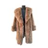 25 Autumn and Winter Women's Long Imitation Fur Coats