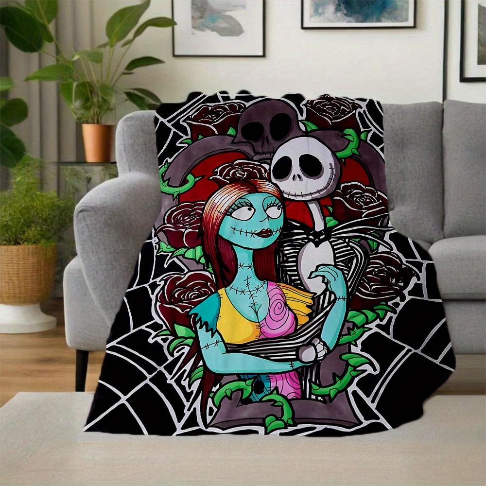 1pc, Disney The Nightmare Before Christmas Blanket, Soft Throw Blanket for Couch Bed Sofa, Living Room, Travel, Camping
