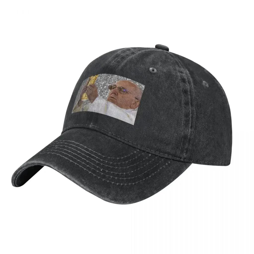 Pope with Gold Four Loko Baseball Cap Bobble Hat Cosplay Mens Womens