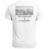 Men's T-Shirt Hiking Mountains Alps Switzerland Photo Print Back Print Outdoor Fashion-