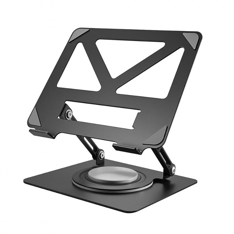 Adjustable Vertical Rotating Laptop Stand with Heat Dissipation & Foldable Design