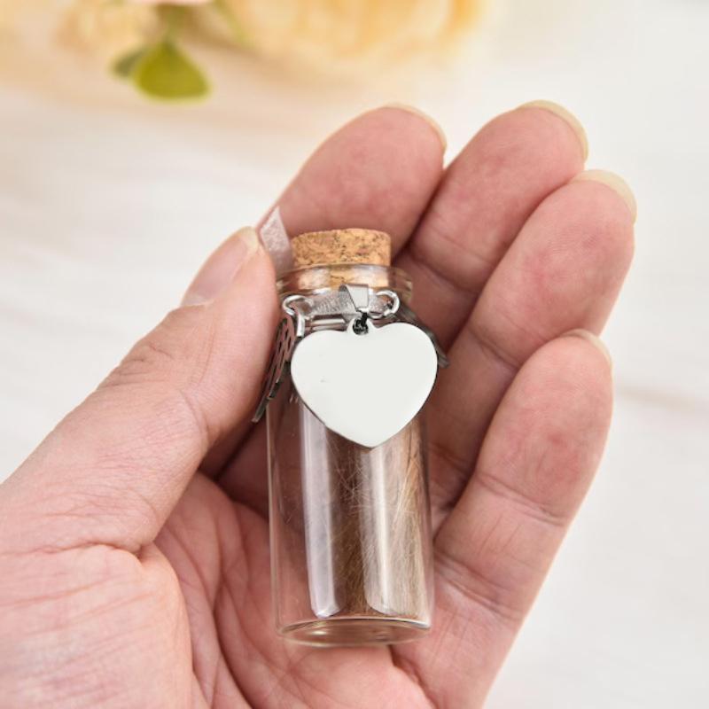 Pet Memorial Bottle For Pet Hair Dog Cat Fur Keepsake Bottles Storage Display Pet Memorial Urn Container Gift For Pet Lovers