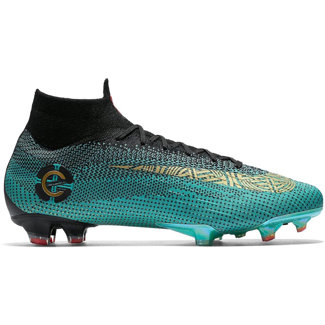 

Sneaker Nike Mercurial Superfly VI Elite CR7 FG Black Clear Jade(AJ3547-390) 40.5