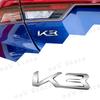 3D Metal K3 K5 K8 Logo Car Fender Side Rear Tail Trunk Emblem Sticker For KIA Sportage K9 Forte Ceed Sorento Cerato Rio Soul  FZ3