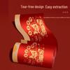 New Year Lucky Extra Thick Red Drawstring Garbage Bags - Tear-Resistant & Handheld for Kitchen Use